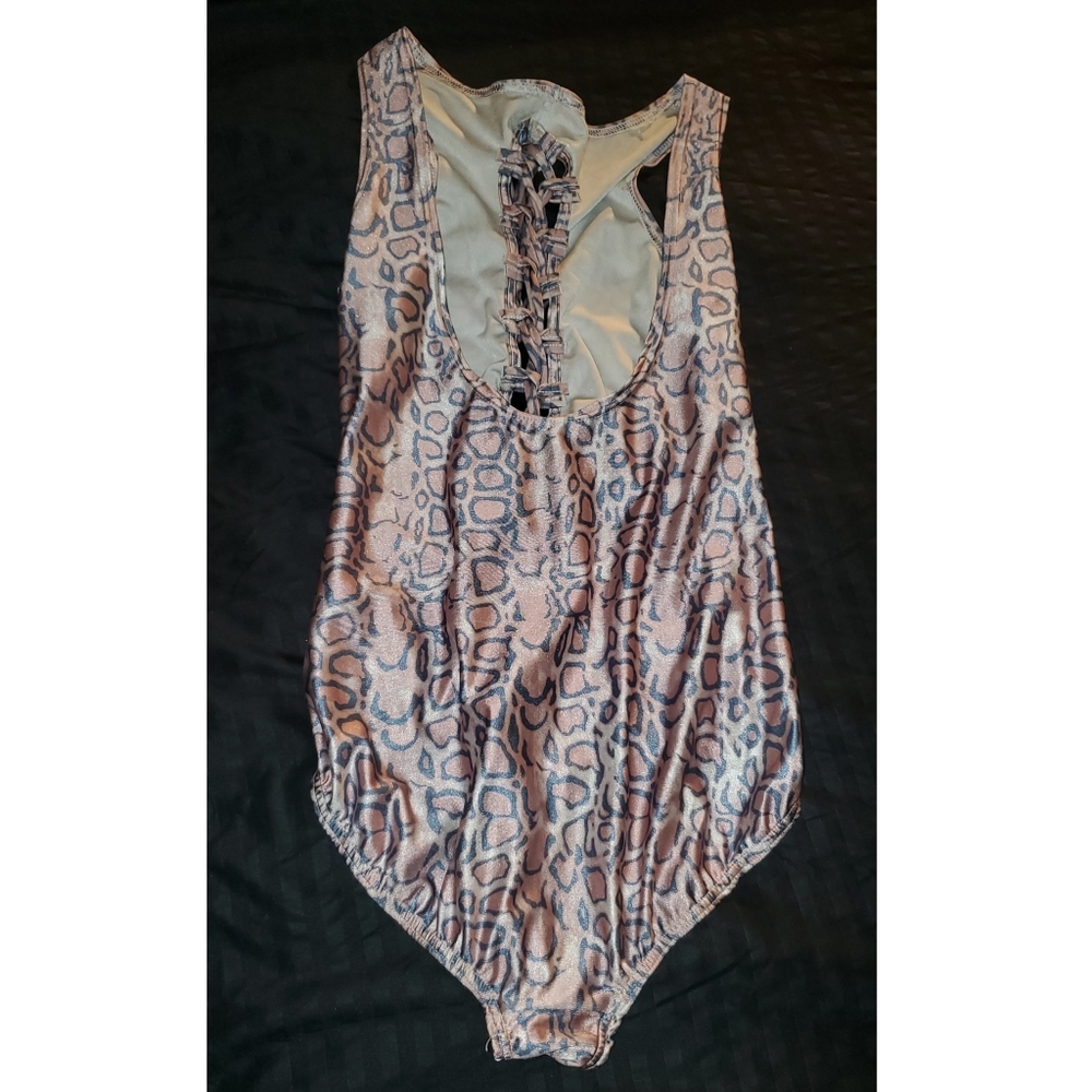 Leopard One Piece Bathing Suit